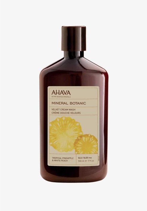 AHAVA Mineral Botanic Cream Wash Pineapple & Peach 500ml