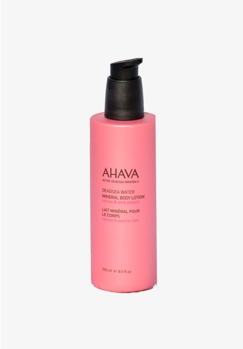 AHAVA deadsea water mineral body lotion cactus pink pepper 250ml bottle