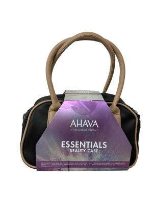 Ahava Kit  Essential Beauty Case Face & Body + get 24k gold mineral mud mask for free