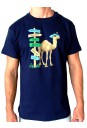 T-shirt Camel Directions -Drak Blue
